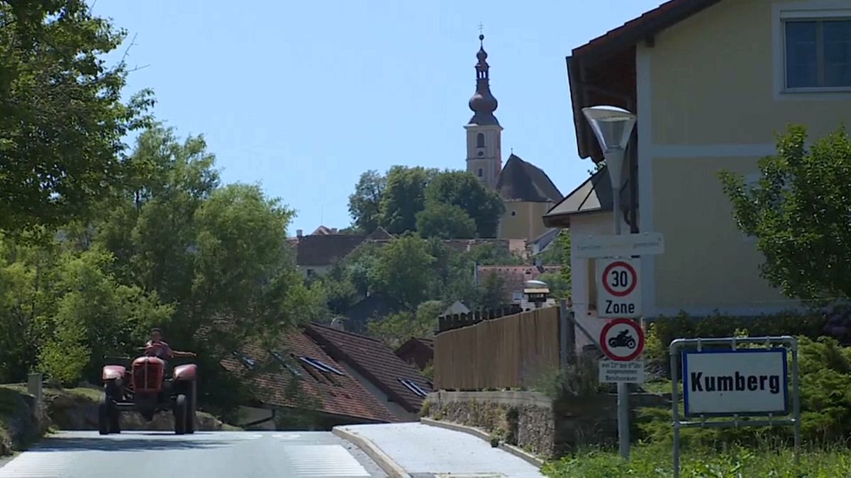 An image of Kumberg in the Graz region where the Austrian cyclist lives