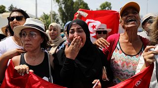 Funeral del presidente de Túnez