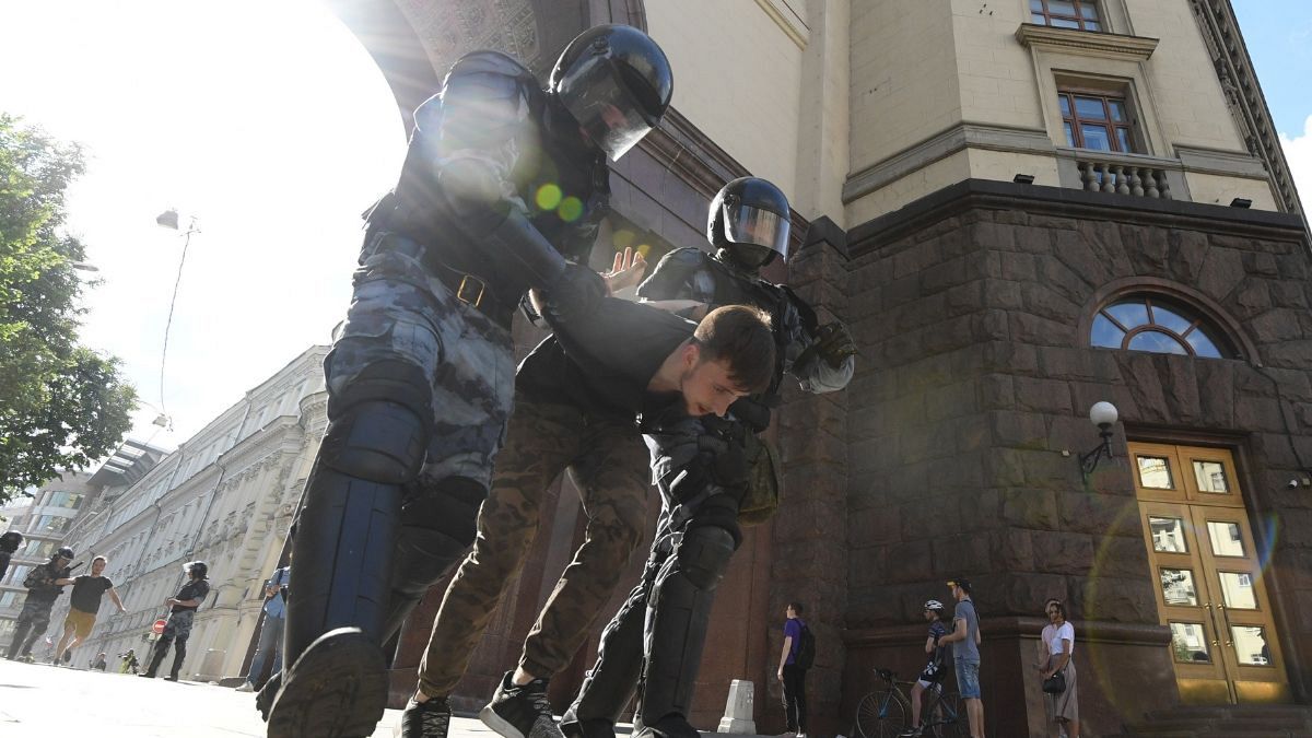 تظاهرات ضد دولتی در مسکو، پایتخت روسیه