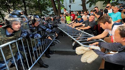 Hundreds of people arrested at Moscow free elections protest