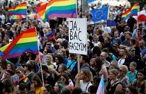 El colectivo LGTBI reivindica sus derechos en Europa