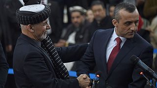 امرالله صالح به همراه اشرف غنی