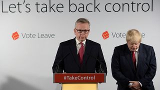 Michael Gove and Boris Johnson in 2016