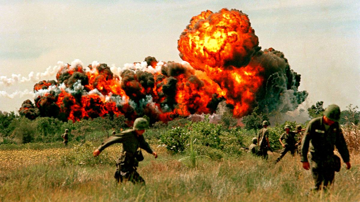 Vietnam War 1968 - US Napalm Strike