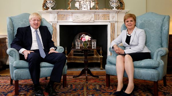 Charmeoffensive: Johnson wirbt in Schottland für Brexit-Kurs Charmeoffensive: Johnson wirbt in Schottland für Brexit-Kurs