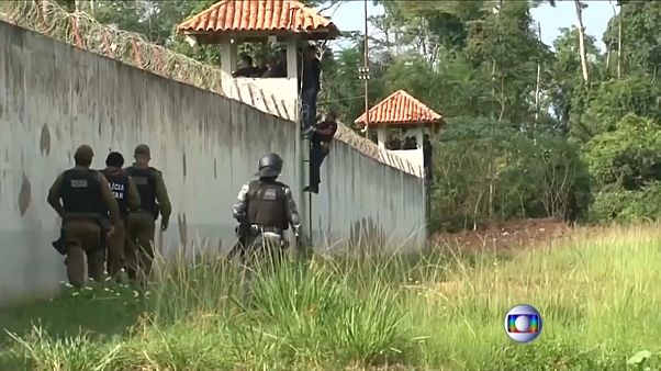 El macabro escenario del motín que dejó 57 muertos en una cárcel del norte de Brasil El macabro escenario del motín que dejó 57 muertos en una cárcel del norte de Brasil