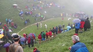 Watch: Austrian men do battle in martial arts contest atop mountain