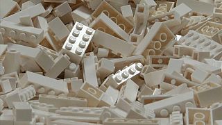 Mattoncini Lego alla Tate Modern Gallery di Londra