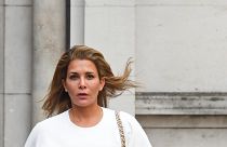 La principessa Haya lascia la Royal Courts of Justice di Londra (30.7.2019).