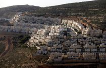 İşgal altındaki Batı Şeria'da bir Yahudi yerleşim birimi