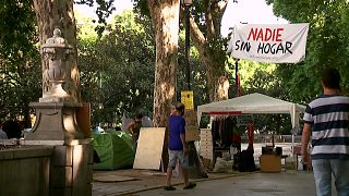 La batalla de los sin techo en el corazón turístico de Madrid