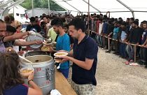 On Europe's doorstep: migrants stuck in Bosnian border camp