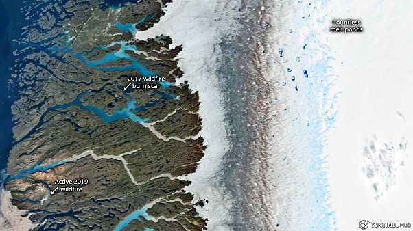 El impacto de la ola de calor en Groenlandia, en cinco imágenes El impacto de la ola de calor en Groenlandia, en cinco imágenes