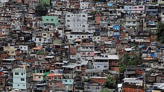 Veduta parziale della favela Rocinha.