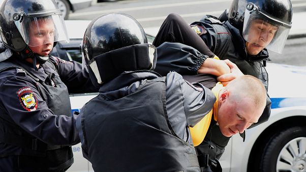 Watch: Hundreds detained in Moscow protest for fair election Watch: Hundreds detained in Moscow protest for fair election