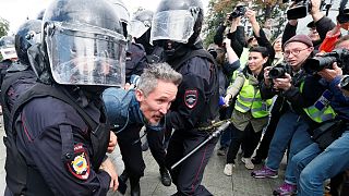 دویست نفر در جریان تظاهرات ضد دولتی در مسکو دستگیر شدند