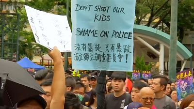 Pro-democracy protests continue in Hong Kong