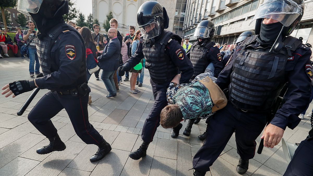 Москва: протесты и аресты