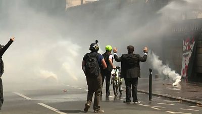 Violentas manifestaciones en Nantes por la muerte de Steve Canico