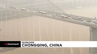 Özönvízszerű eső Kínában