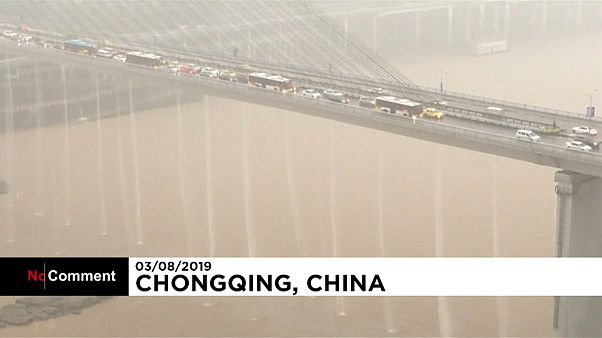 Regenfälle fluten Südwesten Chinas Regenfälle fluten Südwesten Chinas