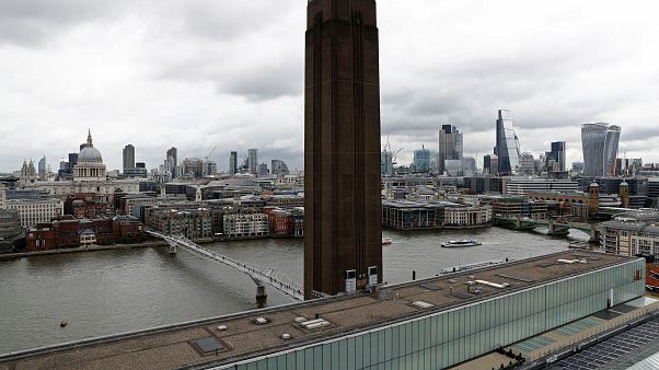 The view from the 10th floor of the Tate Modern museum The view from the 10th floor of the Tate Modern museum
