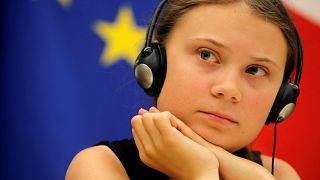 Swedish environmental activist Greta Thunberg  in Paris, France, July 23, 2019.