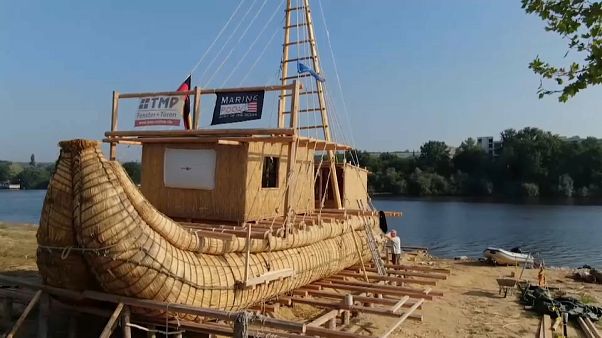 The Abora IV is based on ancient Egyptian reed vessels The Abora IV is based on ancient Egyptian reed vessels