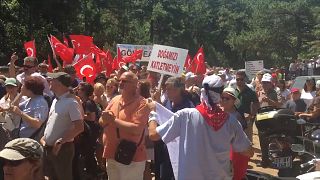 Kaz Dağları'nda on binlerce kişi maden arama çalışmalarını ve doğa katliamını protesto etti