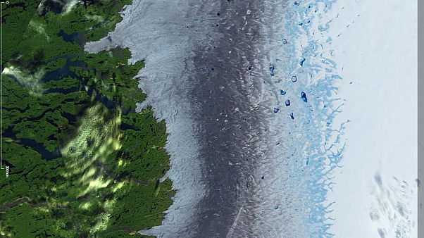 Before and after pictures show Greenland's rapid ice melt from space Before and after pictures show Greenland's rapid ice melt from space