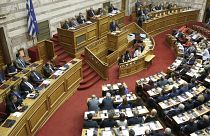 Ο πρωθυπουργός Κυριάκος Μητσοτάκης στην Ολομέλεια της Βουλής (αρχείου)