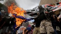 شاهد: احتجاجات ضد رئيس هندوراس عقب مزاعم عن صلته بعصابات المخدرات