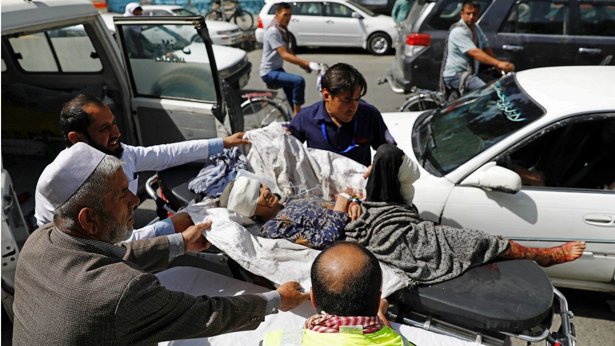 ۱۴ کشته و ۱۴۵ زخمی در انفجار انتحاری در غرب کابل
