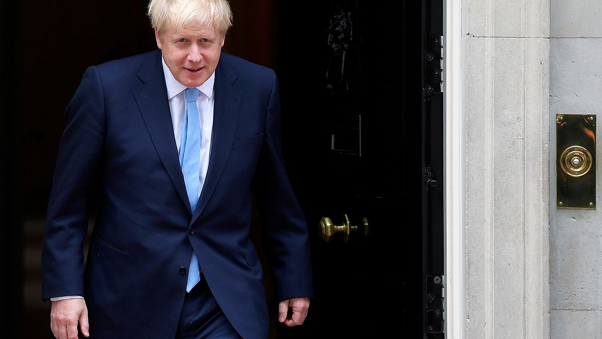 Britain's Prime Minister Boris Johnson on August 7, 2019. 