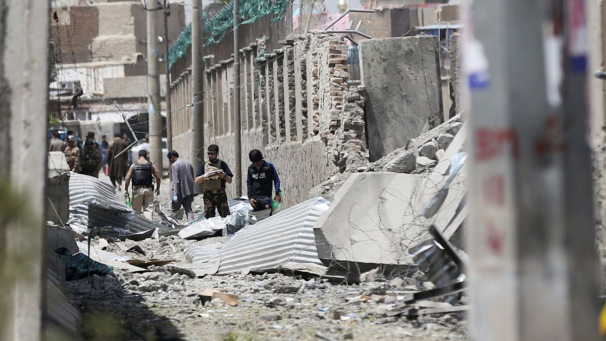 Der Anschlagsort in Kabul
