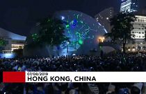 Hongkong: Protest mit Laserpointern