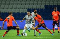 Medipol Başakşehir, UEFA Şampiyonlar Ligi 3. eleme turu ilk maçında Yunanistan temsilcisi Olympiakos ile 3. İstanbul Başakşehir Fatih Terim Stadı'nda karşılaştı
