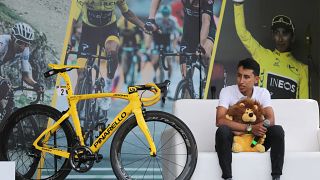 Tour de France winner Bernal gets hero's welcome in Colombian hometown