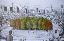 Estádio austríaco transforma-se em floresta