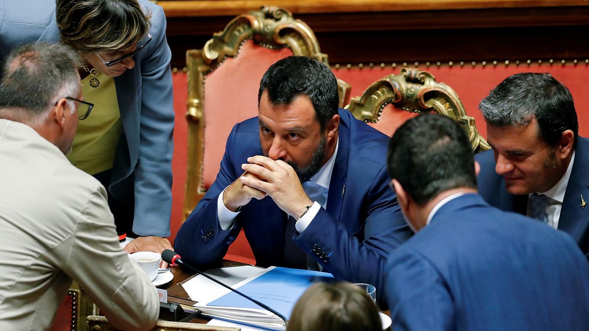İtalya İçişleri Bakanı ve Başbakan Yardımcısı Matteo Salvini