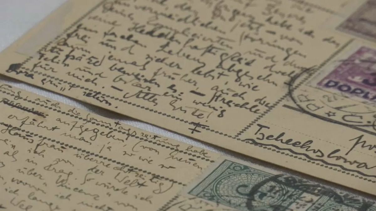 Watch: Wealth of unpublished Kafka manuscripts unveiled
