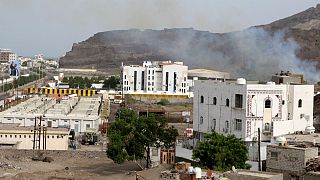 دومین روز درگیری متحدان هادی در شهر عدن یمن