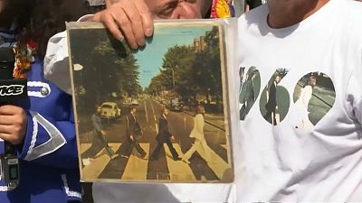 Party in der Abbey Road: 50 Jahre Coverfoto