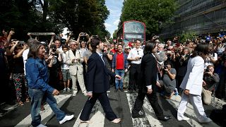 Das berühmte Abbey-Road-Foto der Beatles wird 50