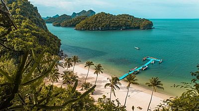 Mu Ko Ang Thong National Park - a beach in Thailand Mu Ko Ang Thong National Park - a beach in Thailand