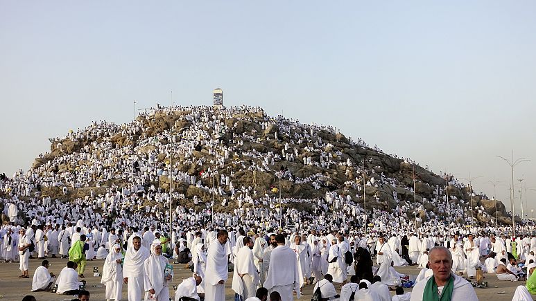 Hacı adayları Arafat’ta Hacı adayları Arafat’ta
