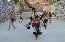 Los mexicanos mantienen vivo un antiguo juego prehispánico