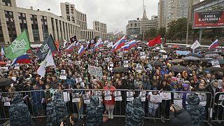 ده‌ها هزار نفر از مخالفان پوتین در مسکو تظاهرات کردند