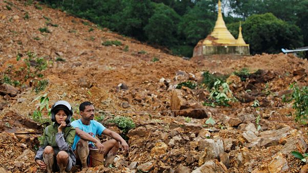 Au moins 41 morts dans un glissement de terrain en Birmanie Au moins 41 morts dans un glissement de terrain en Birmanie