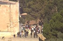 Palestino abatido junto a la valla de la Franja